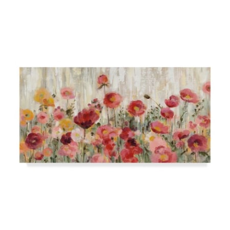 Silvia Vassileva 'Sprinkled Flowers' Canvas Art,10x19